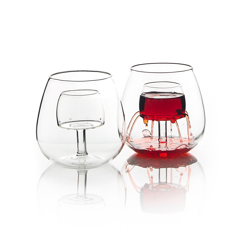 Stemless Aerating Wine Glass - Set of 2