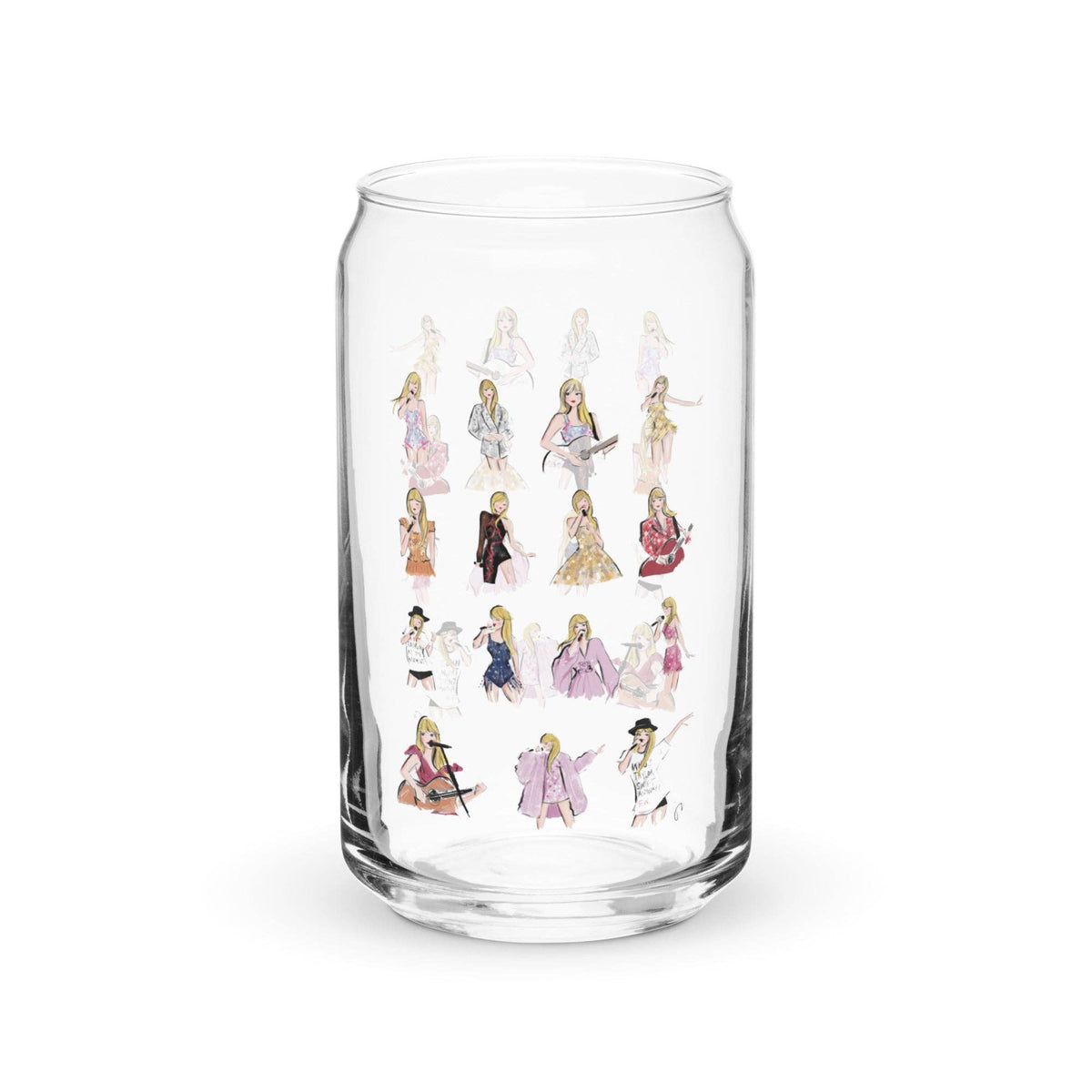 Taylor Swift Eras Glass Cup — Love Her Work