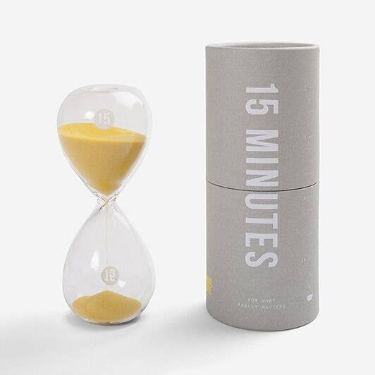 15 Minute Hourglass Timer