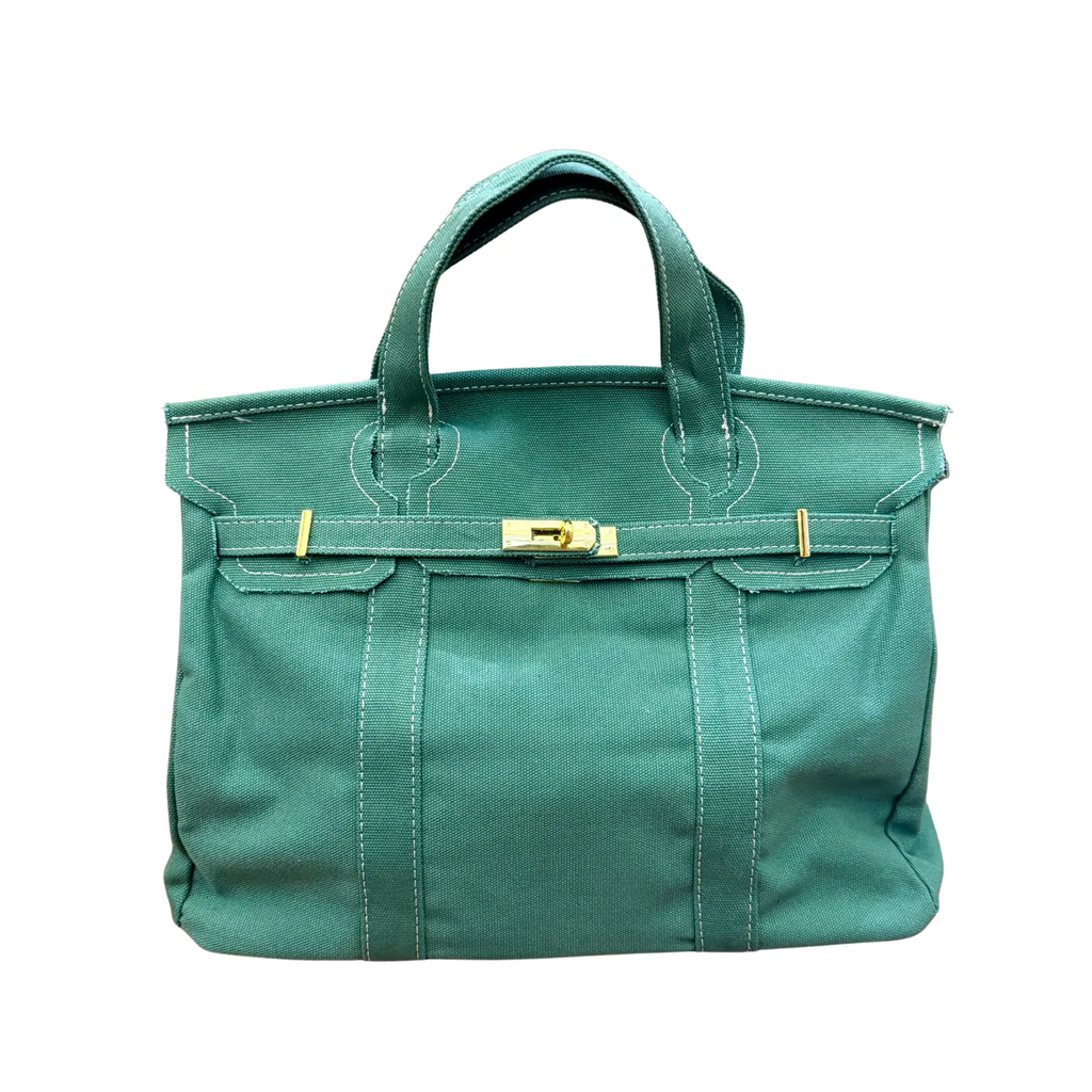 Boatkin Solid Canvas Tote Handbag – Presence of Piermont
