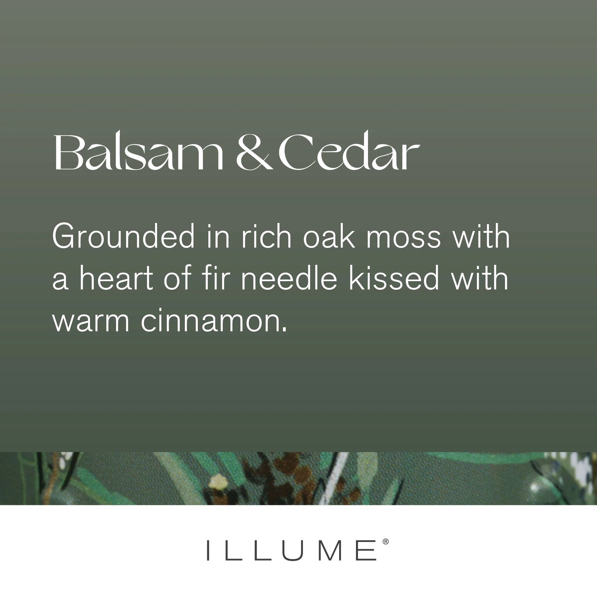 Illume Balsam and Cedar Candle & Reviews