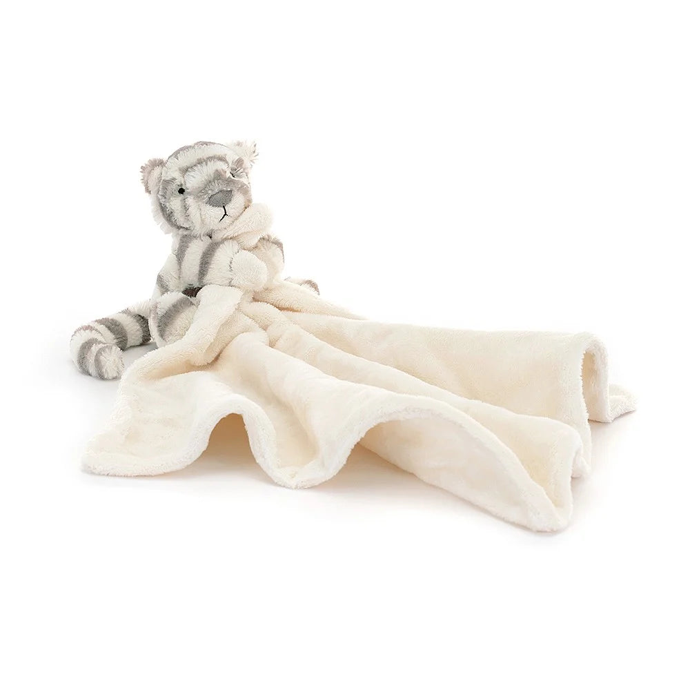 Jellycat Bashful Snow Tiger Soother Presence of Piermont