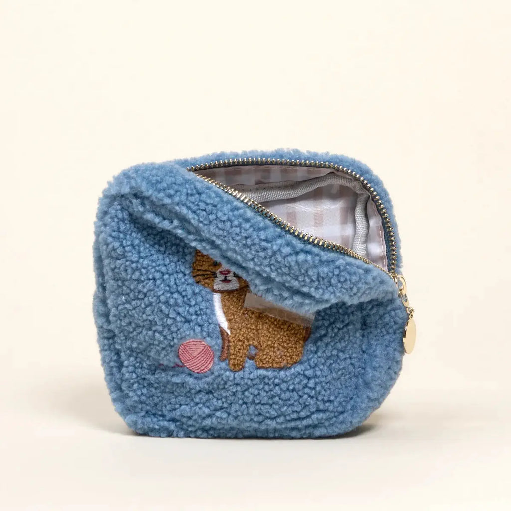 Darling Effect Teddy Pouch Square - Kitty Corner – Presence of Piermont