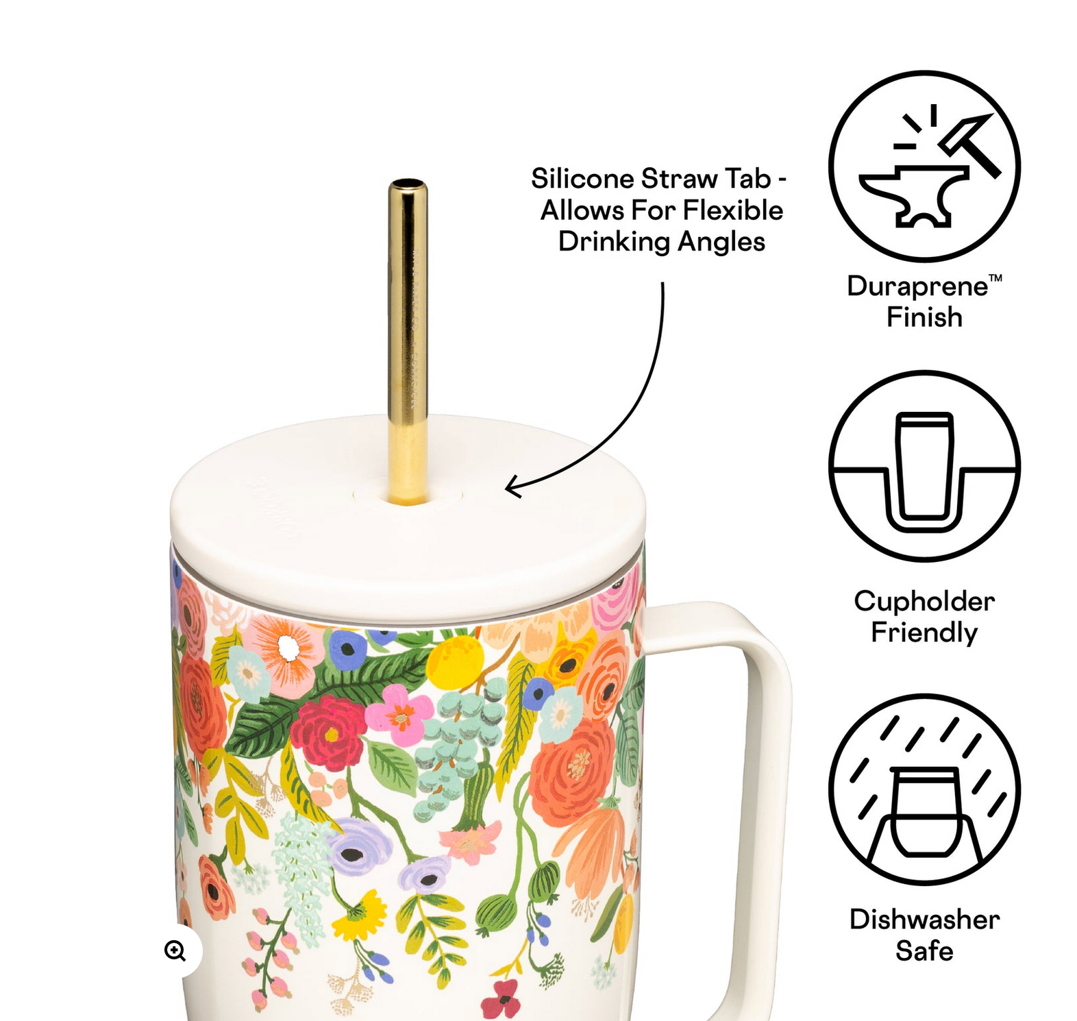 Corkcicle Cold Cup XL 30 oz Rifle Paper Garden Party BPA Free Insulated  Tumbler - Ace Hardware