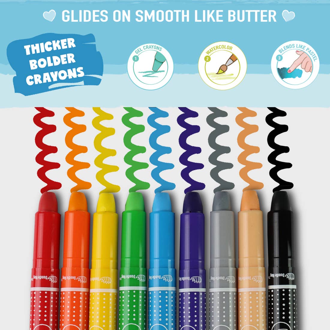 Gel Crayons and Other Stocking Stuffers for Journaling 